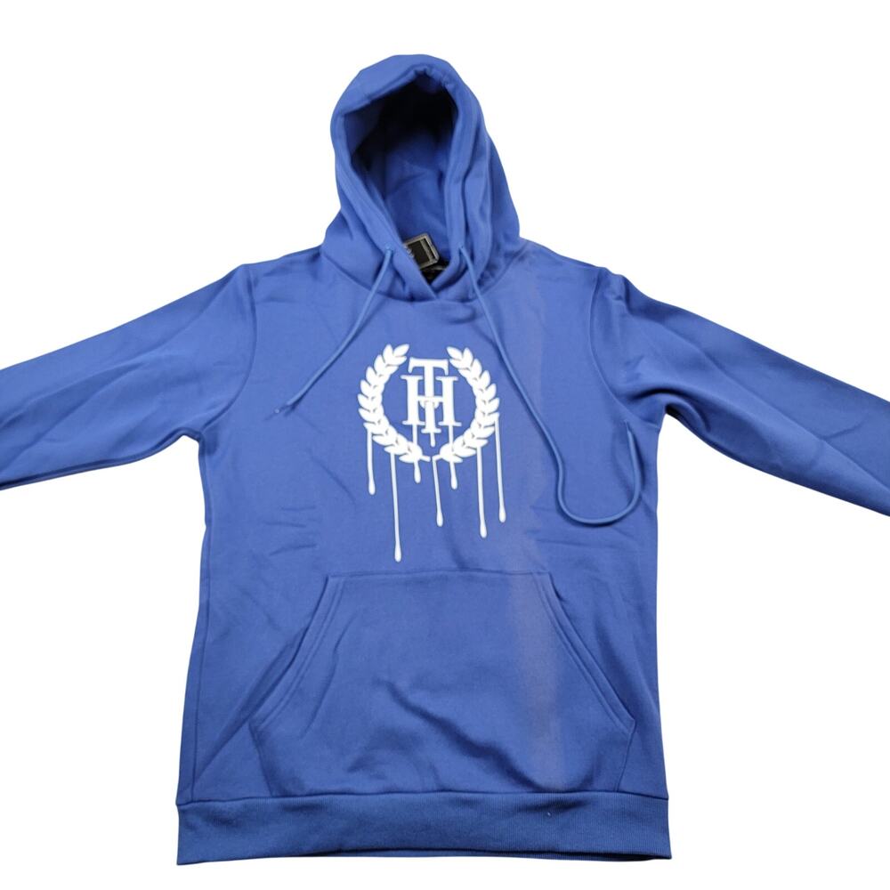 The Hideout Clothing THC Essentials Hoodie Size Medium Blue NWT